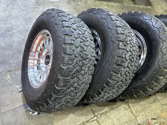 جنوط رانجلر ميثود نيكل معا كفرات نص حجري مقاس 285 70 17 6