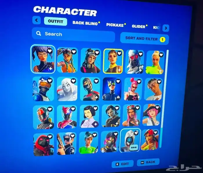 حساب فورت للبيع 1