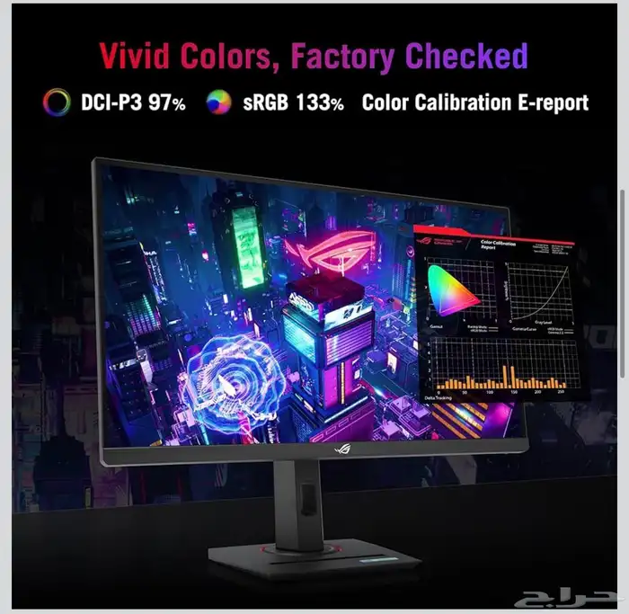 للبيع شاشه asus rog strix 27 4