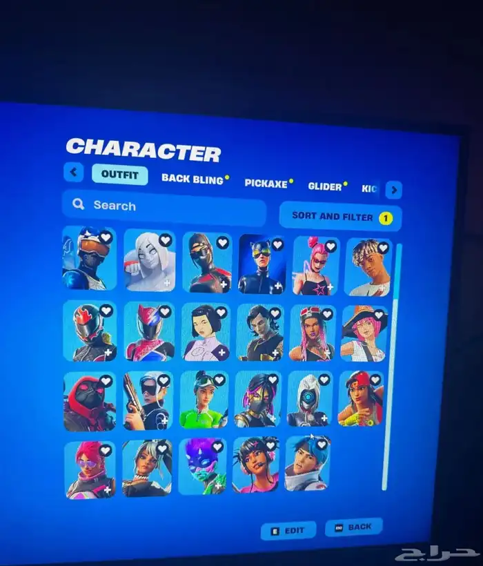 حساب فورت للبيع 2