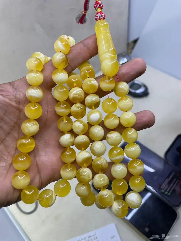 مسباح كهرمان قيمر عسل 0