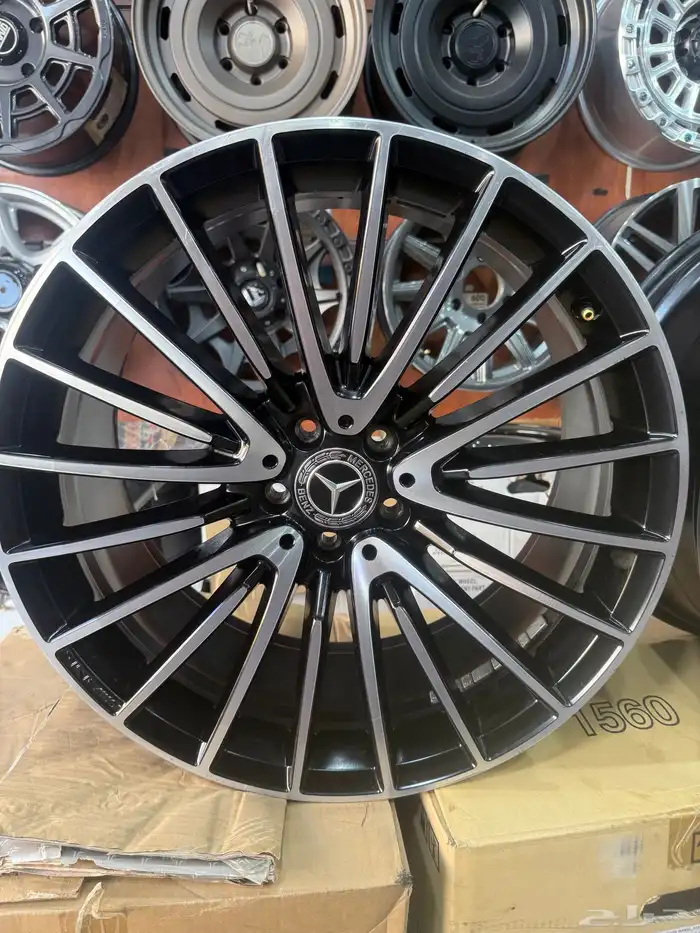 جنوط مرسدس الجوهره مقاس 21 اصلي وكاله منزله من موتر نضيف 1