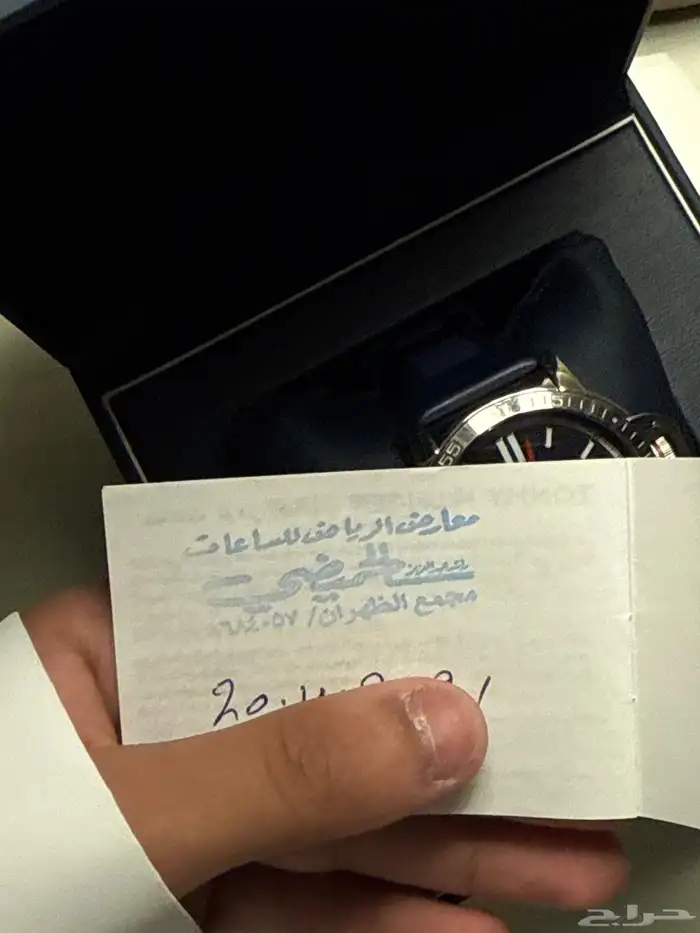 ساعة تومي TOMMY HILFIGER اصليه استعمال قليل جدا 5