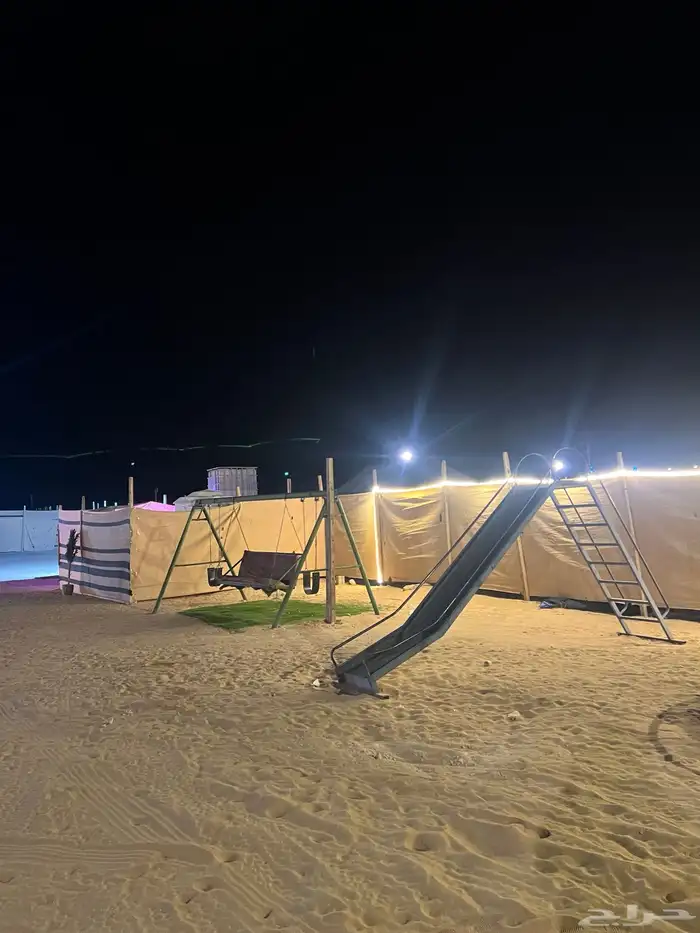 مخيم الريان للإيجار قسمين البويب قبل الثمامة ب 8 ك 8