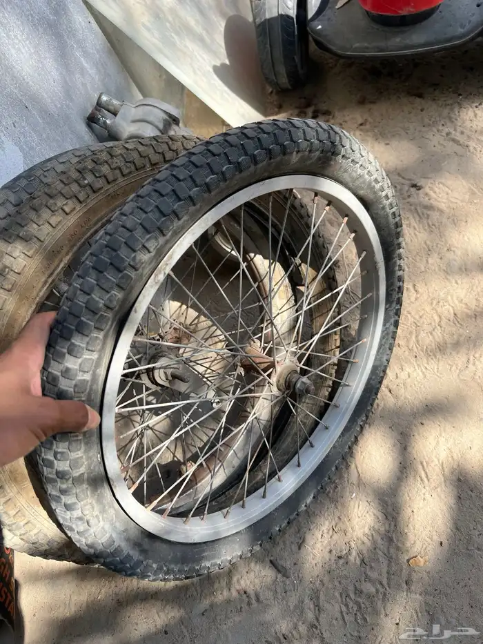 رنوق أو جنوط سيكل امامي وخلفي معا الكفرات 1