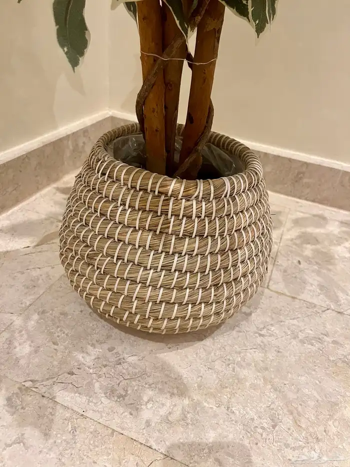 شجرة او نبات صناعي مع الإناء أو الحوض artificial tree plant 1
