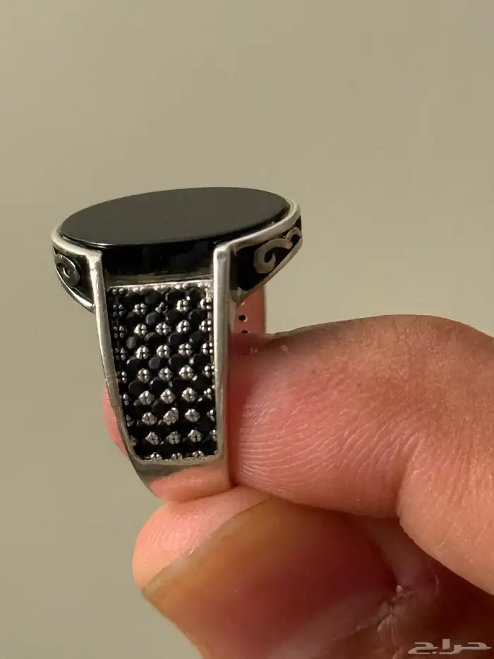 خواتم رجالي عقيق فضه 6