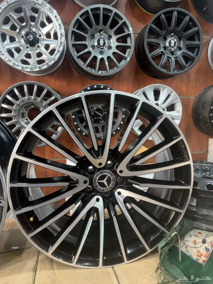 جنوط مرسدس الجوهره مقاس 21 اصلي وكاله منزله من موتر نضيف 0