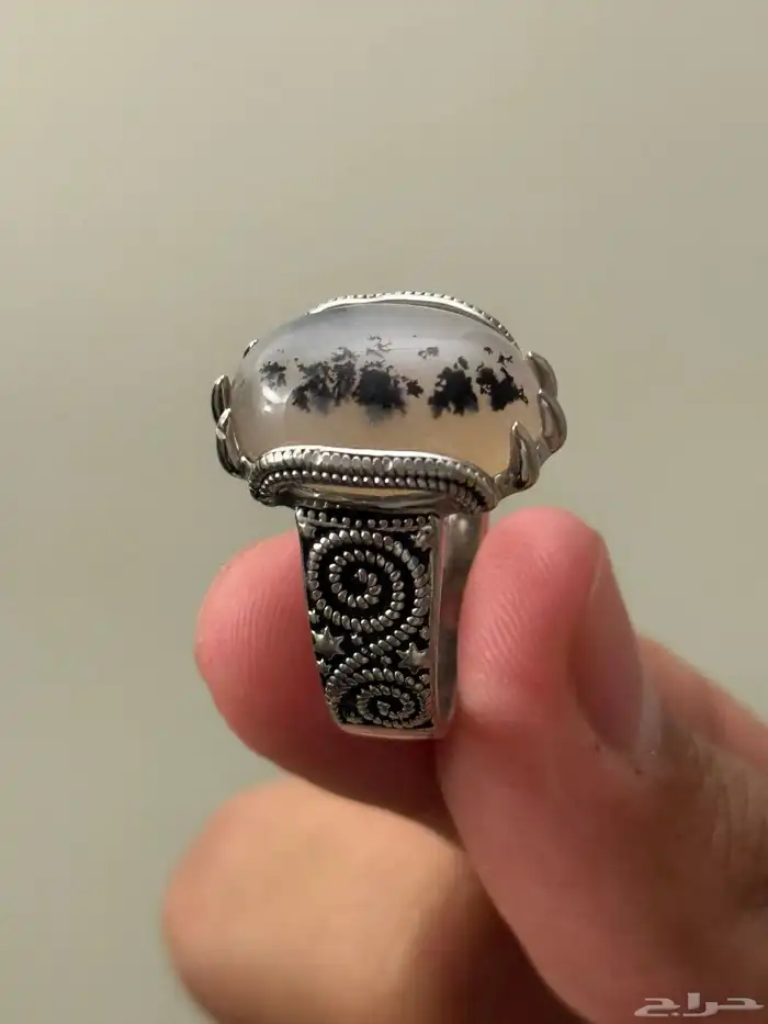 خواتم رجالي عقيق فضه 2