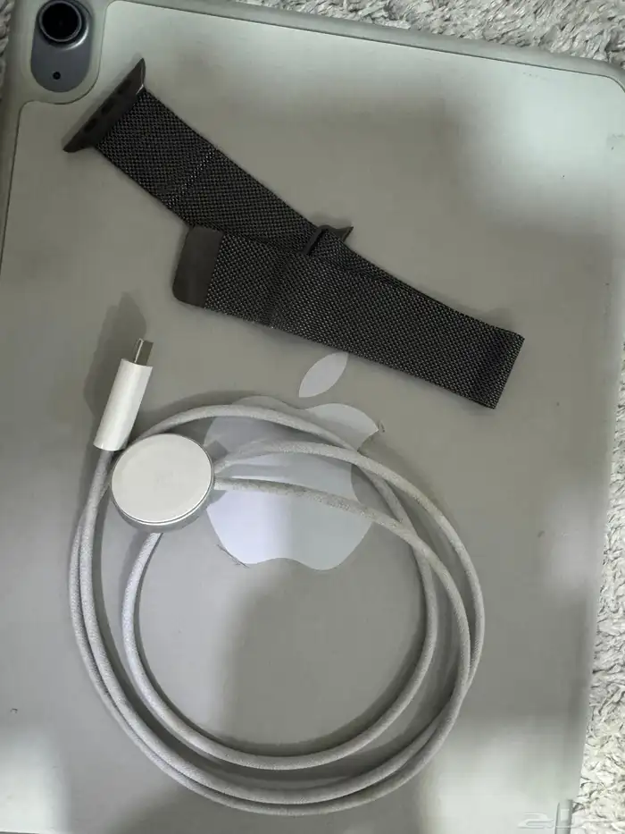 سير ساعه ابل تيتانيوم اصلي شاحن اصلي 1