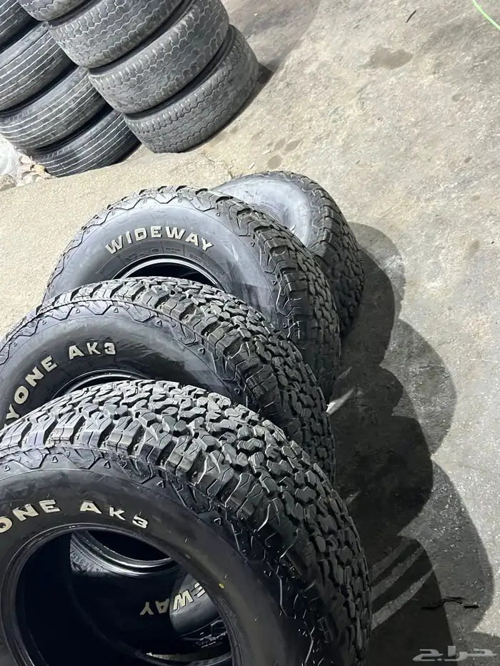 كفرات ودواي نص حجري مقاس 315 70 17 10