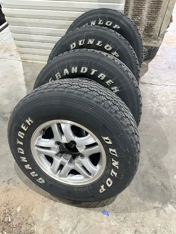 كفارات دنلوب حقت ربع بدون جنوط اصلية ياباني 4