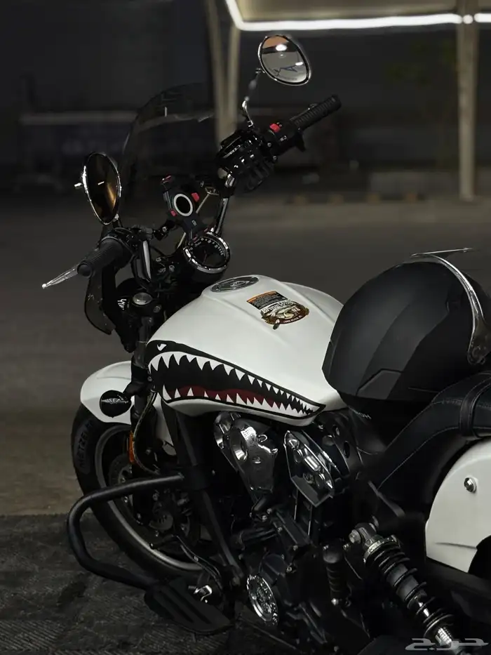 INDIAN SCOUT 2021 pearl white smoke 0