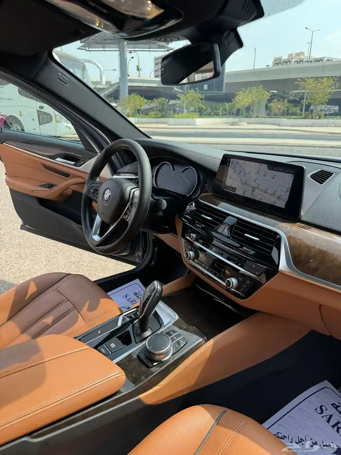 بي ام 530 فل 2017 ماشي 126 الف كيلو قمه في النظافه 51