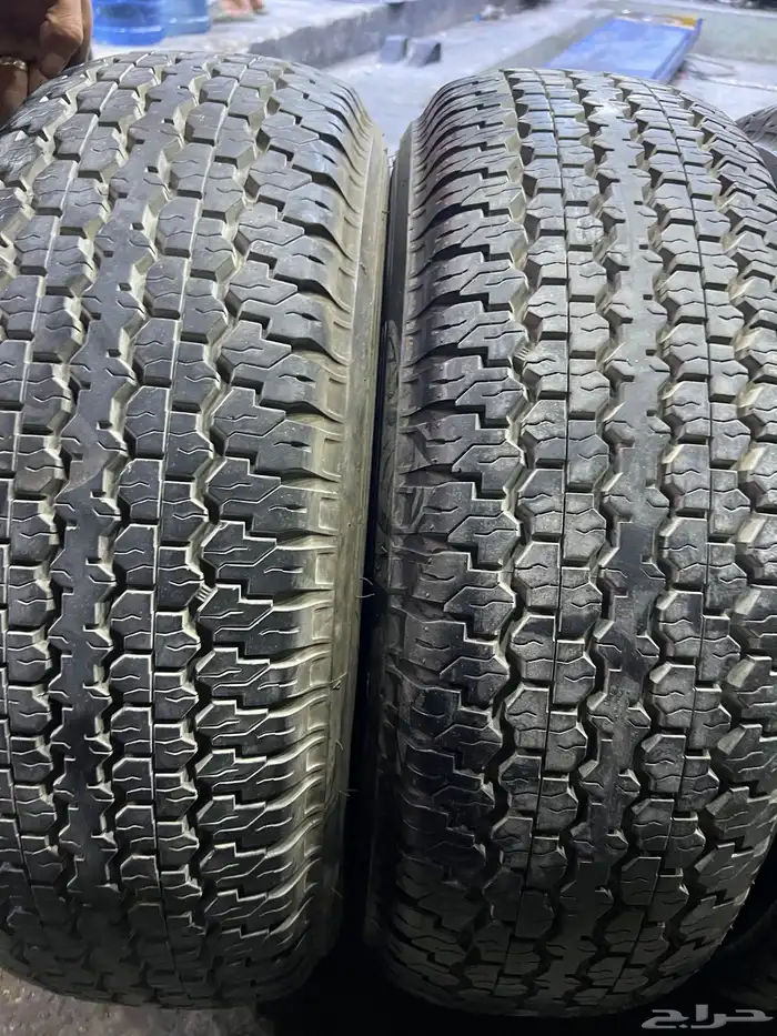 كفرات دلوب  رفرف مقاس 265.70.16 تاريخ 23 5