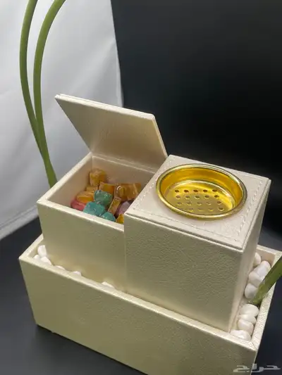 بوكس هديه مبخره مع علبه مستكه ملونه بروائح مميزه index