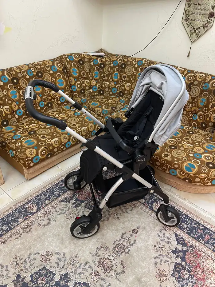 سترولر ماركه سيلفر كروس نضيفه جدا اتجاهين 5