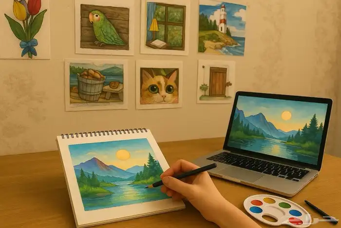 تعليم الرسم الواقعي عن بعد 0