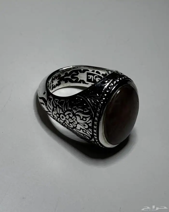 خاتم عقيق يماني بصياغه عارف مصور 5