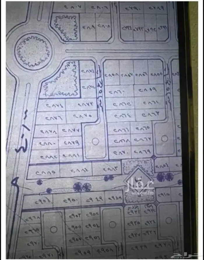 للبيع ارض تجاريه في محطه طيبه شارع 40 رياض الخبراء 2