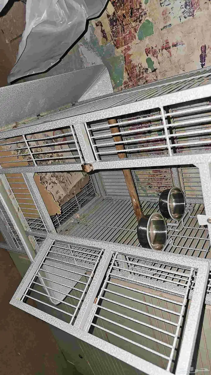 السلام عليكم قفص كبير للطيور الناطقه استعمال بسيط 1