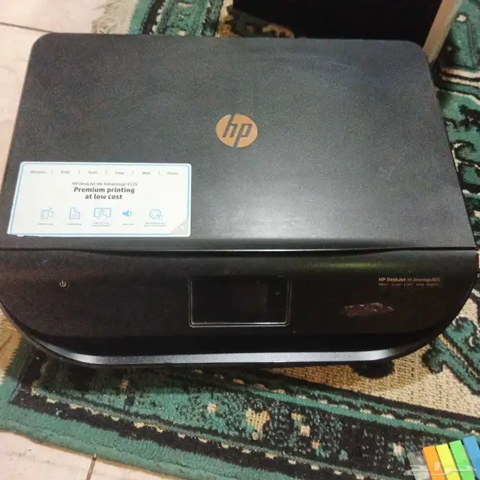 كمبيوتر ديل للبيع وطابعه وسكنر الوان 1