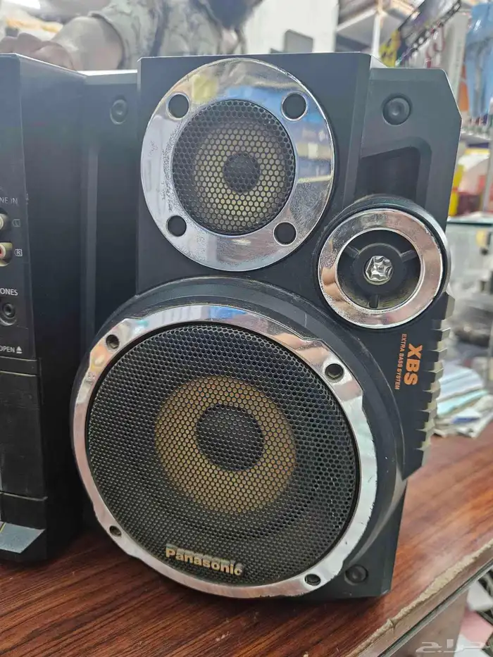 راديو مع مسجل باناسونيك شغال الراديو سماعات نظيفه 2