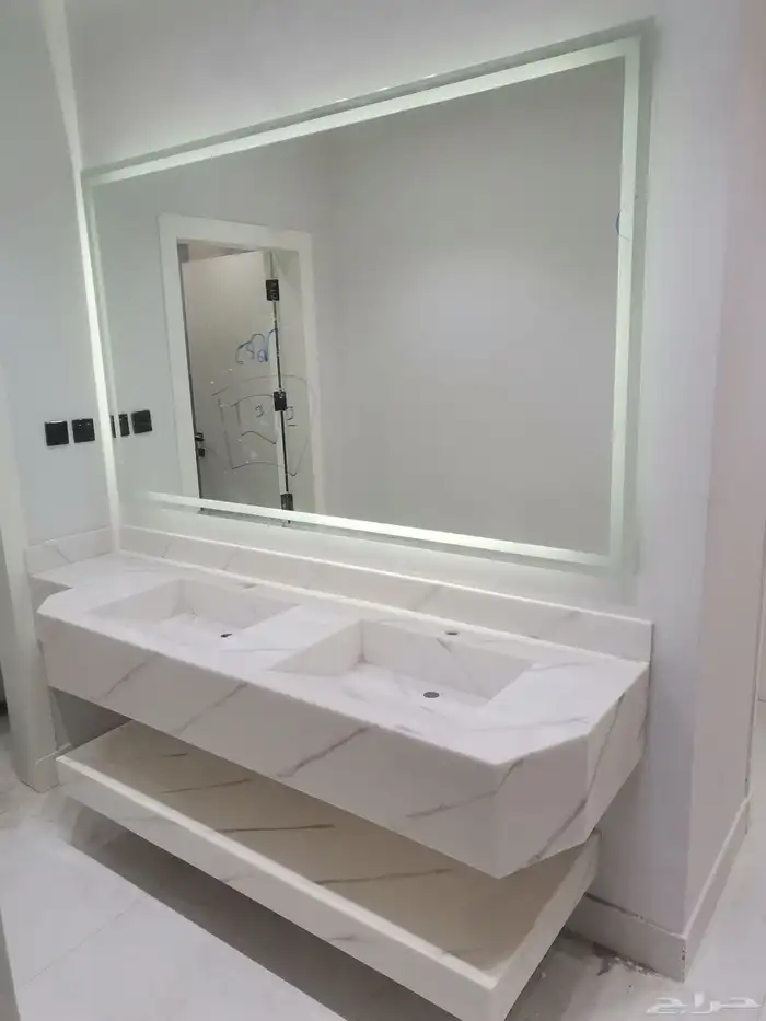 رخام صناعي مغاسل وكونترات واصطح مطبخ تفاصيل أكثر 2