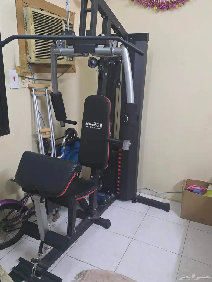 جهاز جيم منزلي بحالة الجديد 2