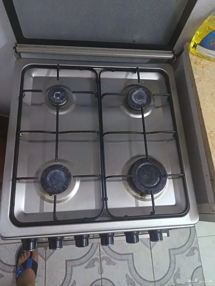 فرن 4شعله وشويه حاله فوق الممتاز فوق وتحت 0