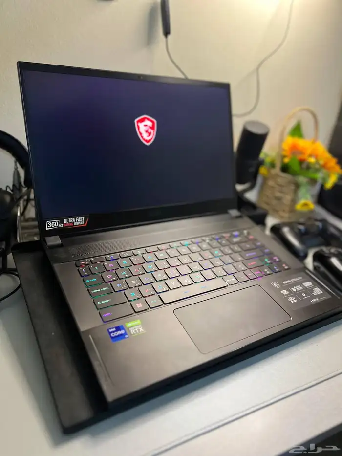 اقوى لابتوب للالعاب من شركة MSI خاص بالالعاب والتصاميم 2