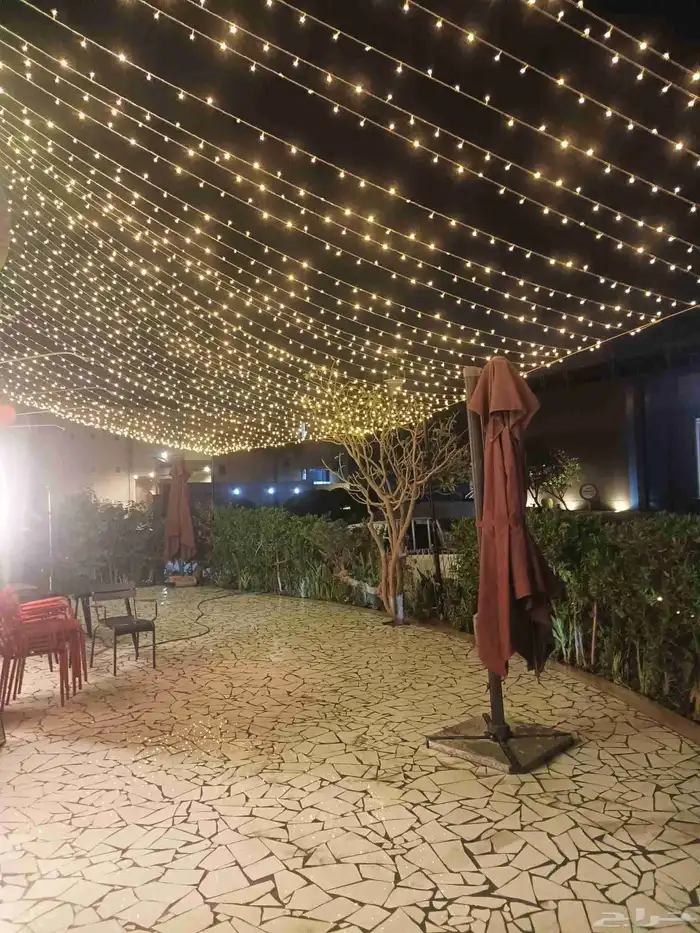 تركيب زينه كافيهات عقود زينه لبمات اضاءه للكافيهات والمنازل 0