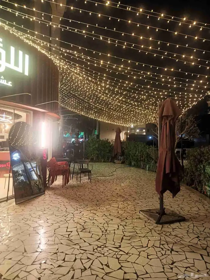 تركيب زينه كافيهات عقود زينه لبمات اضاءه للكافيهات والمنازل 1