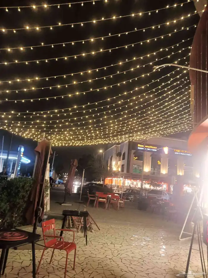 تركيب زينه كافيهات عقود زينه لبمات اضاءه للكافيهات والمنازل 2