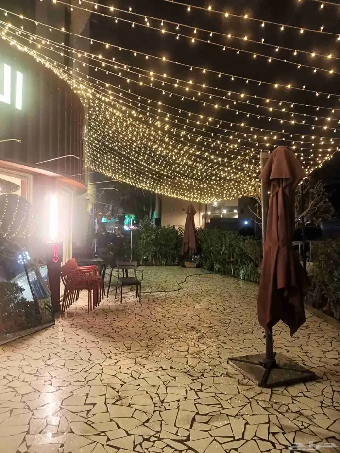 تركيب زينه كافيهات عقود زينه لبمات اضاءه للكافيهات والمنازل 3