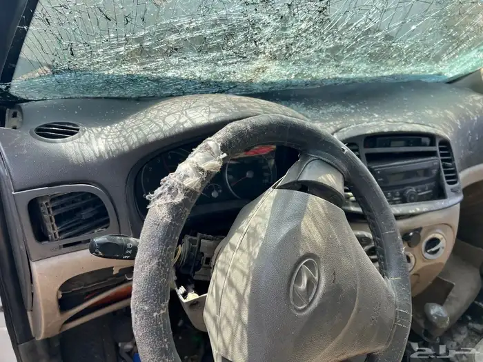 اكسنت 2011 البيع تشليح كامل مصدوم 1