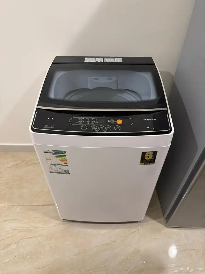 غسالة TCL أوتوماتيك شبه جديدة 8KG 1