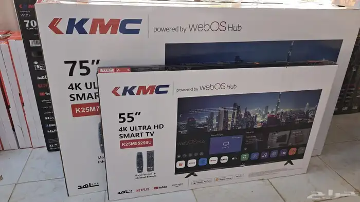 اخر اصدار شاشات تلفزيون سمارت 4k مع توصيل تركيب الدفع عند ا 9