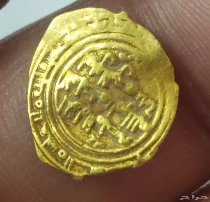 ربع دينار فاطمي شديد الندرة ضرب مكة سنة410ه الحاكم بامرالله 3