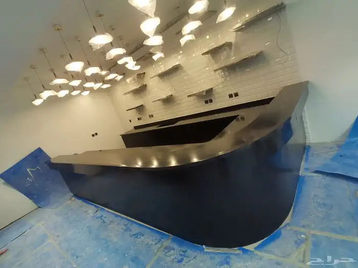 رخام صناعي مغاسل وكونترات واصطح مطبخ تفاصيل أكثر 6