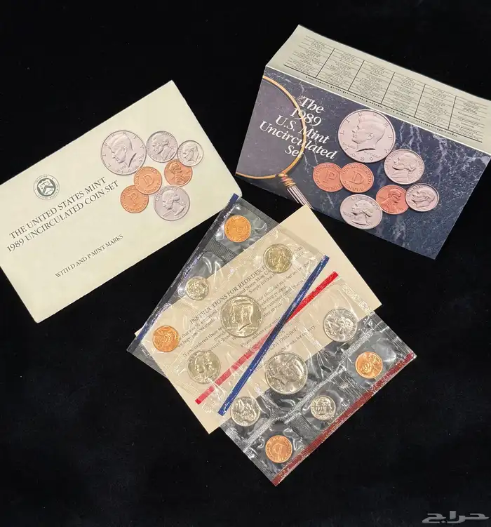 عملات معدنية أمريكية مجموعة عام 1989 P D فيلادلفيا ودنفر 6