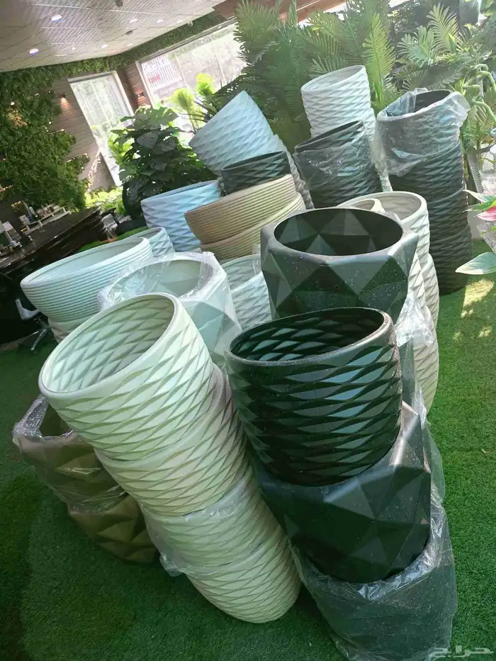 ابو احمد لجميع انواع الديكورات الخارجيه مصبات استيل نوافير 3