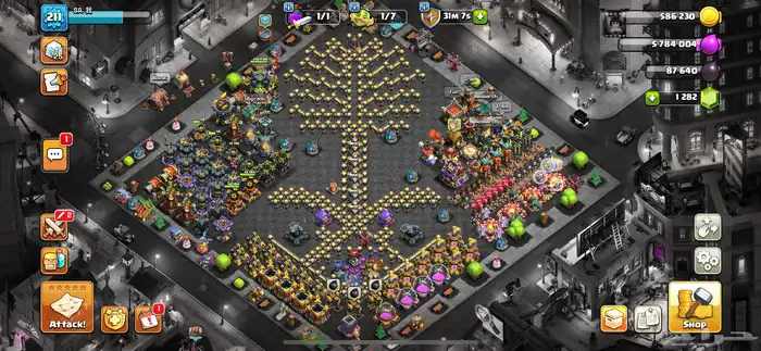 حساب كلاش اوف كلانس 0