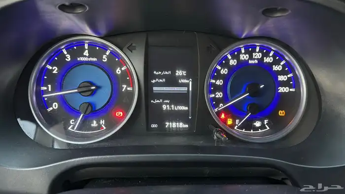 تويوتا هايلوكس غمارتين موديل 2020 ممشي قليل بحاله الوكاله 6