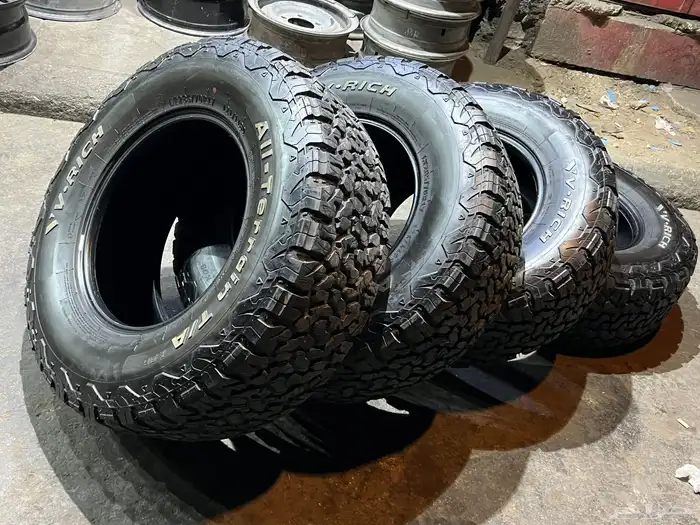 كفرات حجرية مقاس 285 70 17 تاريخ 2024 نوع الكفرات  فيرتش 19