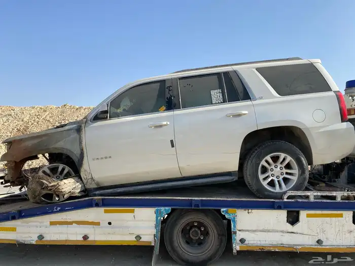 تاهو 2015 تشليح مصدوم 1