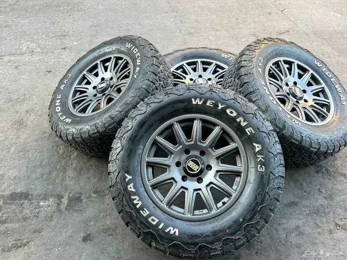 جنوط البرايد فيراني مع كفرات حجرية مقاس 265 70 17 41