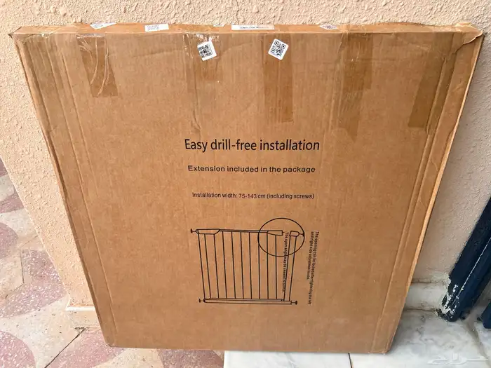 حاجز اطفال للمطبخ والدرج يبدا طوله 90 سم بدون تخريم 11