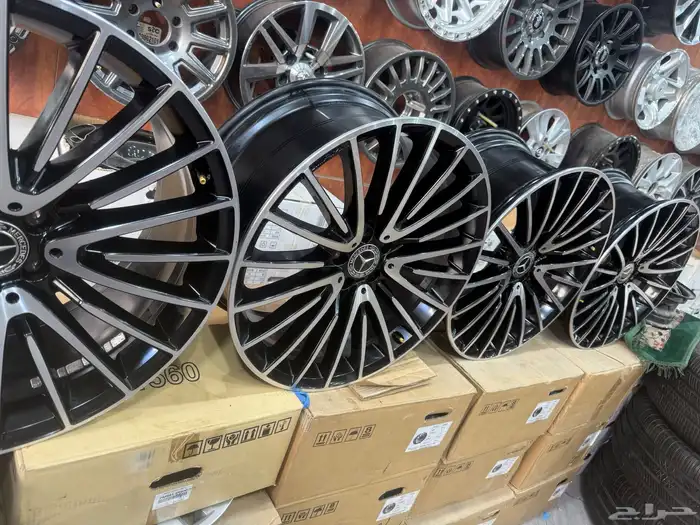 جنوط مرسدس الجوهره مقاس 21 اصلي وكاله منزله من موتر نضيف 3