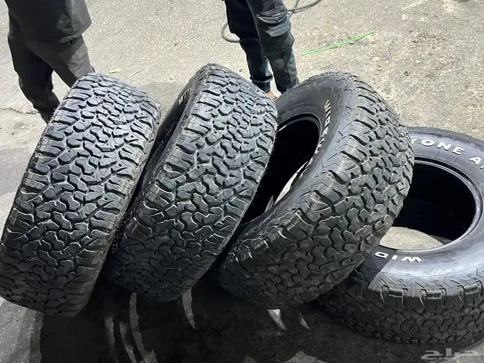 كفرات ودواي نص حجري مقاس 315 70 17 12